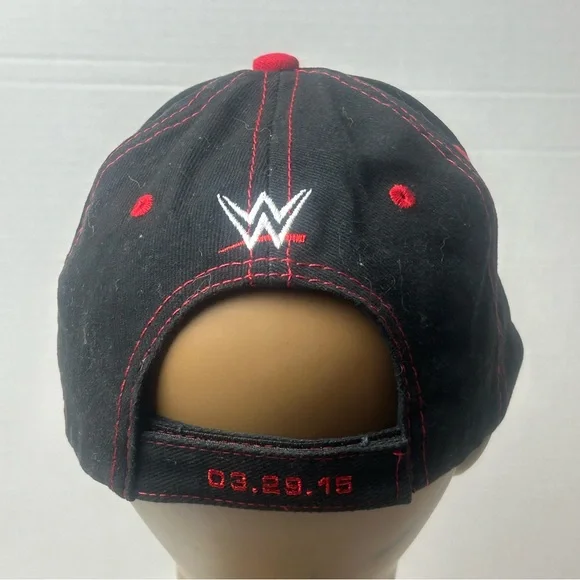 Wrestlemania Embroidered Logo Hat March 2015 Wrestling WWE - Picture 3 of 6